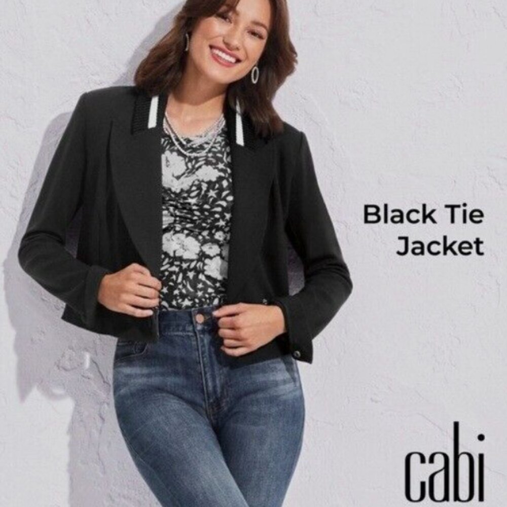 Cabi Black Tie Jacket #6033 - Picture 4 of 6